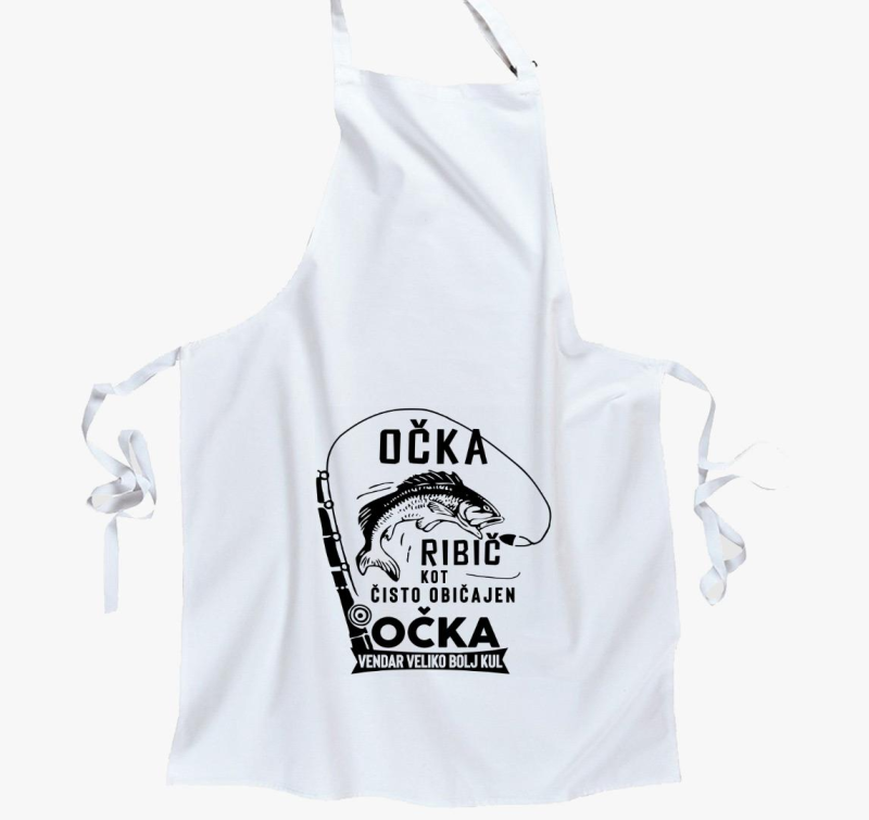 Očka ribič - predpasnik za vse moške, ki so ljubitelji ribolova