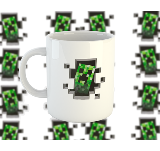 Minecraft Creeper skodelica