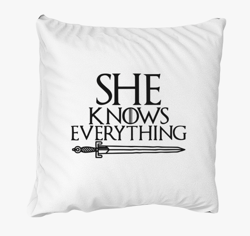 She Knows everything blazina