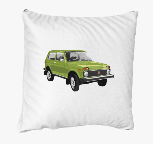 Zelena Lada Niva blazina