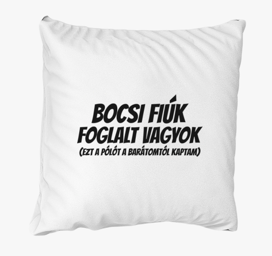 Bocsi foglalt sem blazina