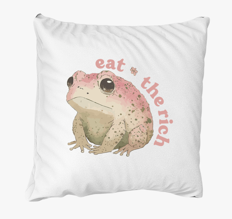 eat the rich pink blazina