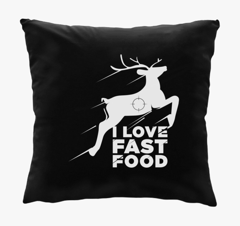 I love fast food szeretem gyors smešno blazina