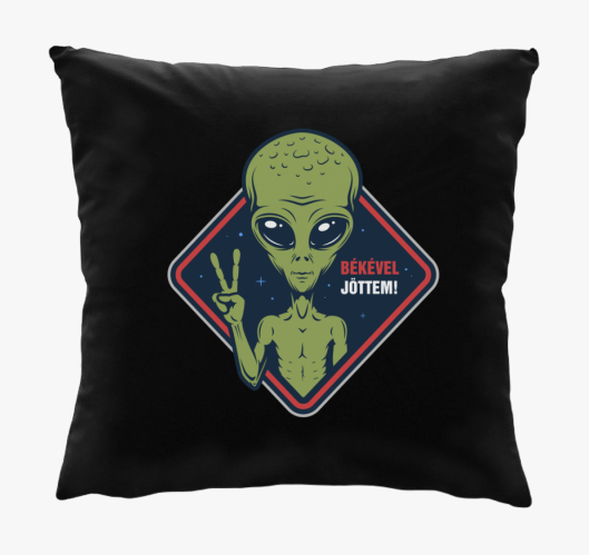 Ufo Alien divat blazina