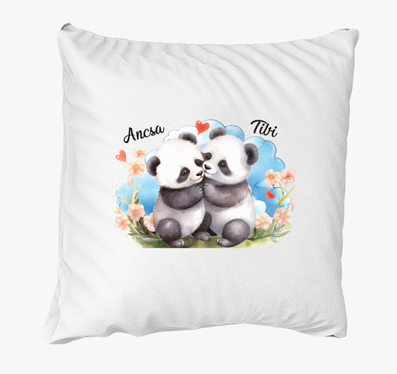 szerelmes Panda blazina