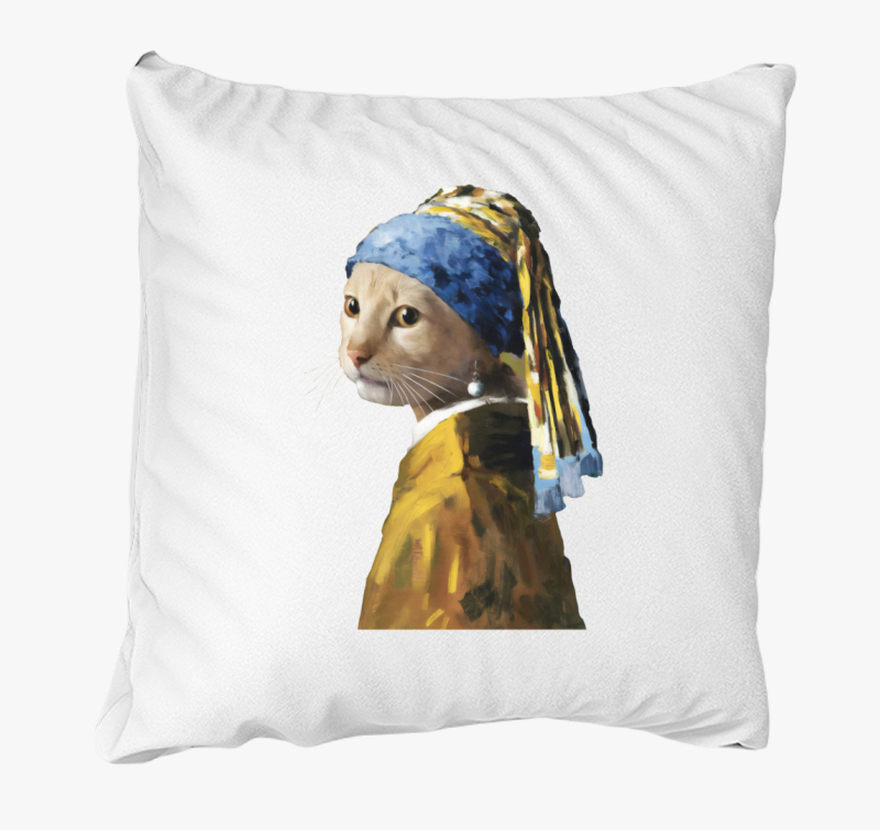 Cat with pearl earring blazina