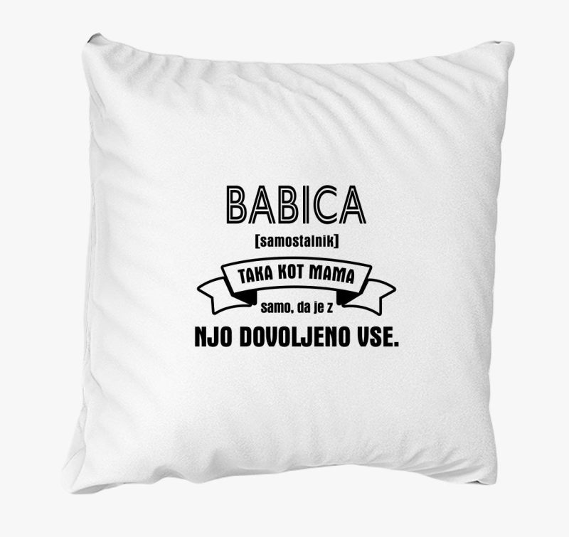 Babica vele mindent lehet blazina