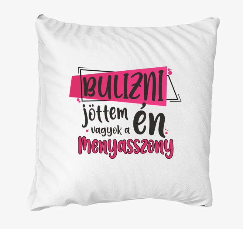 Bulizni sem menyasszony blazina