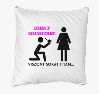 Igent mondtam, viszont sokat ittam blazina