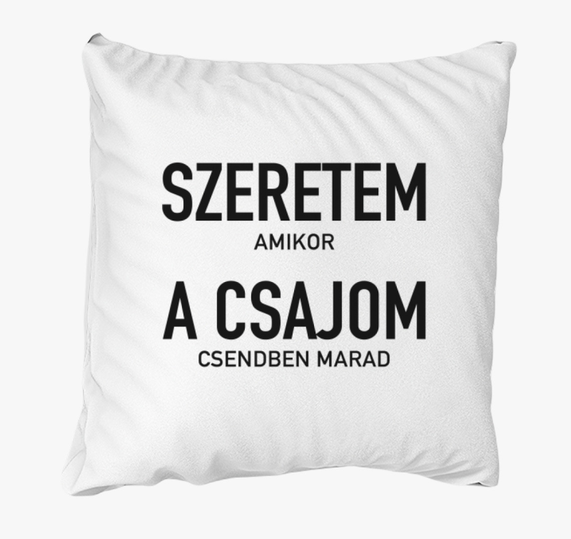 Szeretem amikor csajom csendben marad blazina