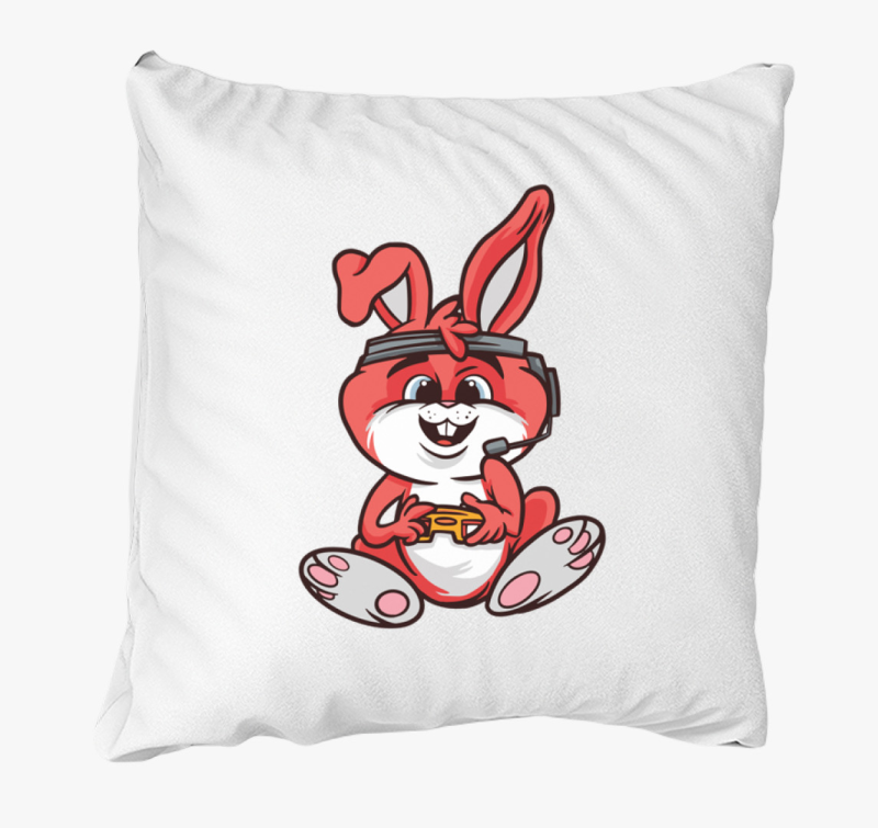 Gamer nyuszi blazina