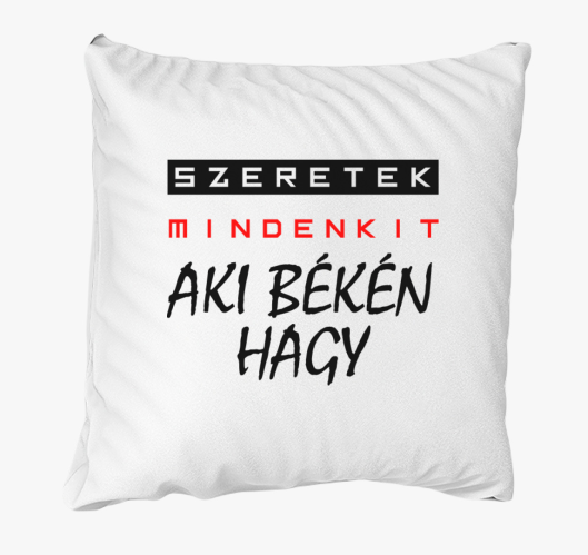 szeretek mindenkit blazina