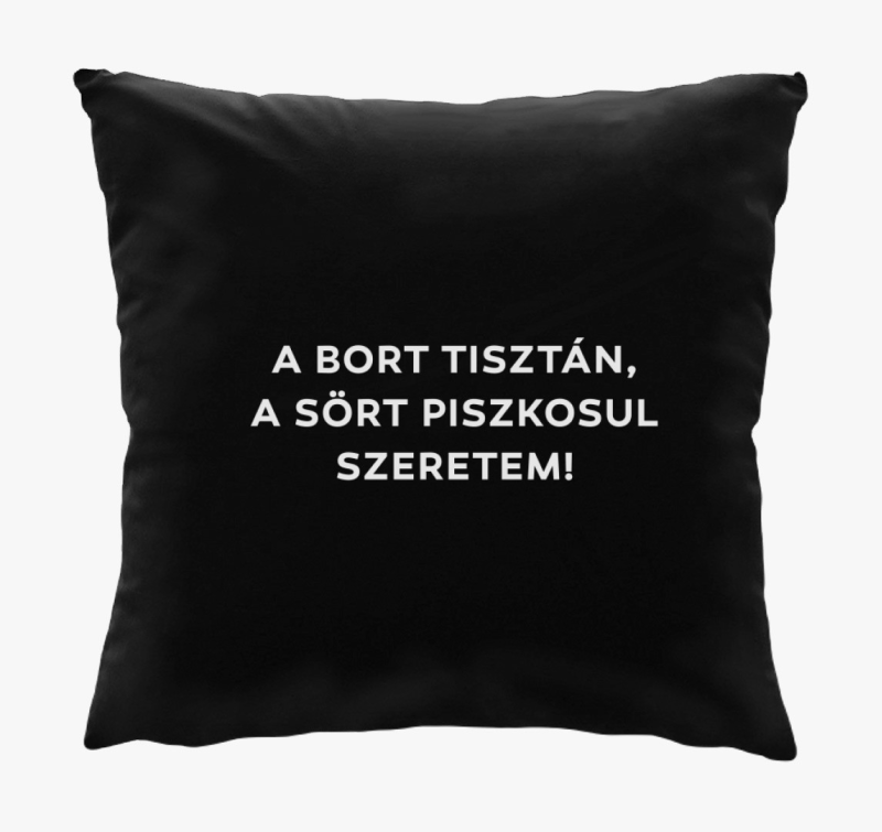 bort piszkosul szeretem blazina