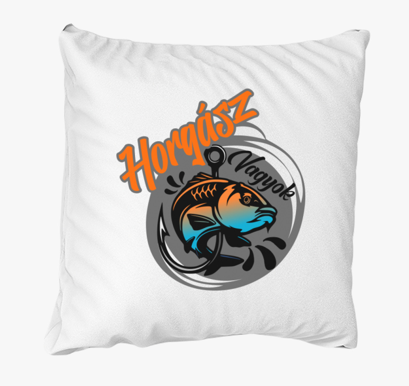 Ribič sem feliratos blazina