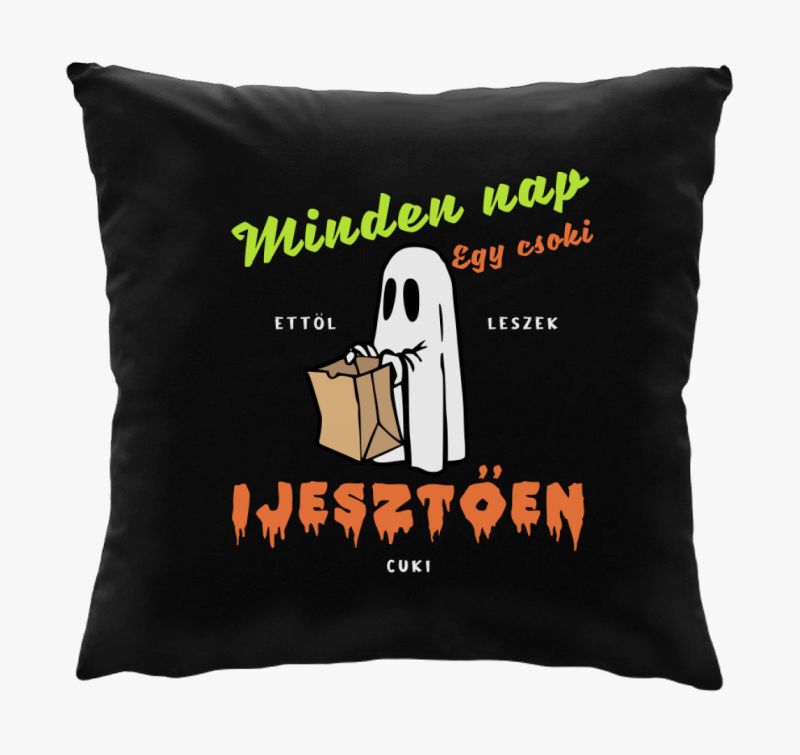 Cuki szellem halloweeni blazina