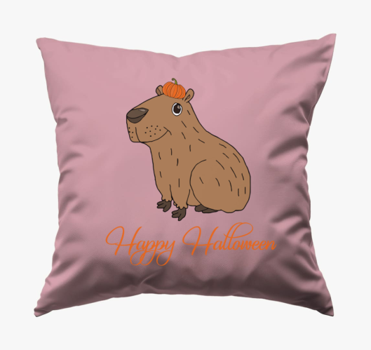 Halloweeni kapibara blazina