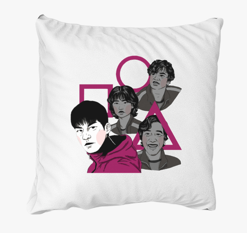 Squid Game karakterek blazina