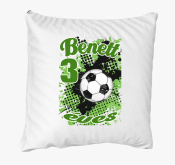 Focilabda zelena bela gyerek blazina