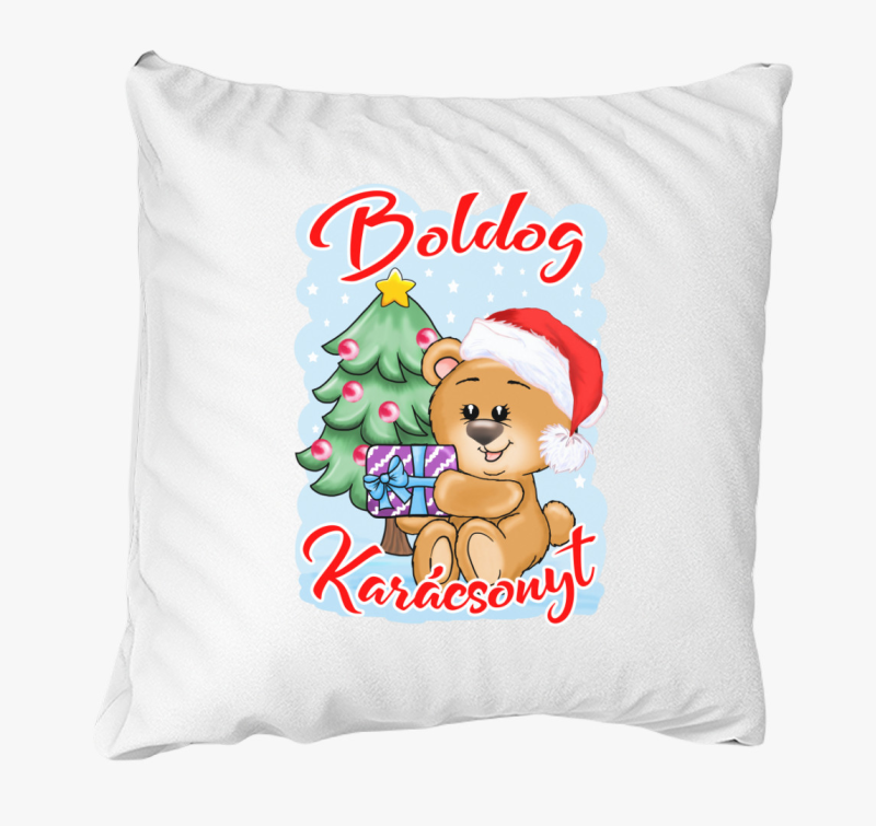 Boldog maci gyerek blazina