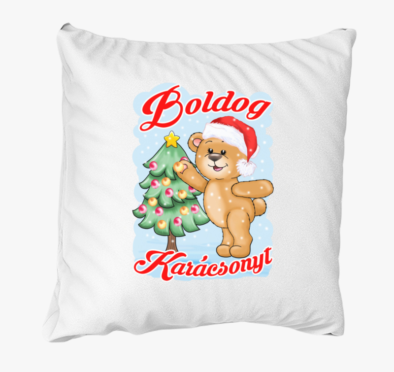 Boldog maci gyerek blazina