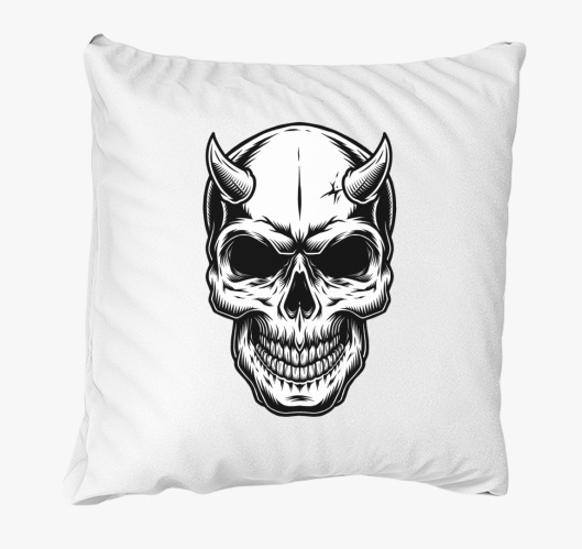 Skull koponya blazina