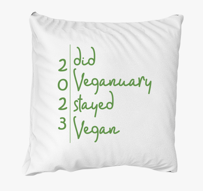 Did Veganuary 2023 zelena blazina