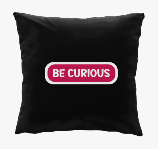Be curious pink blazina
