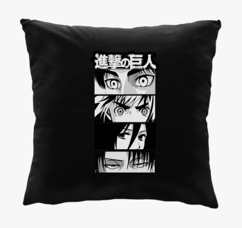 Attack on Titan csapat felirat blazina