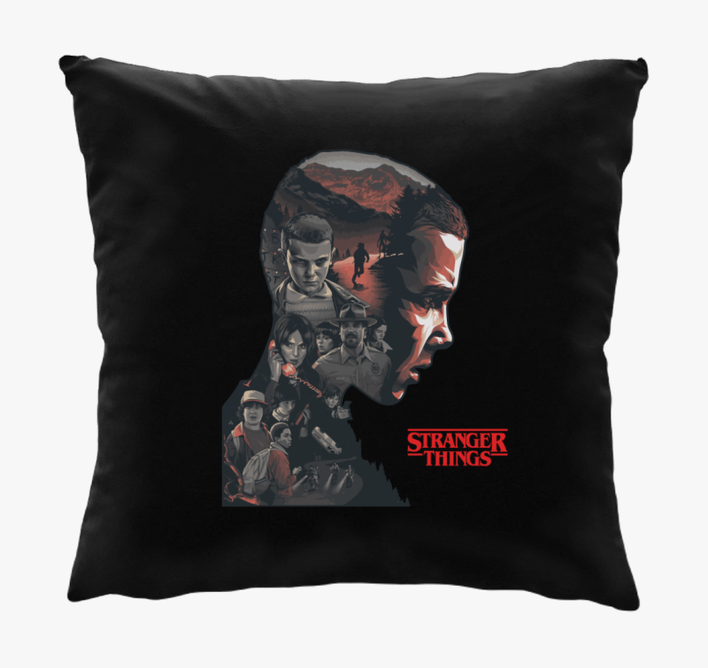 Stranger Things sziluett blazina