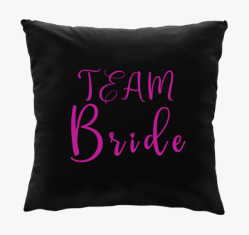 TEAM Bride pink sziv...