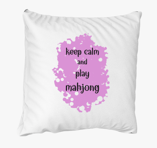 keep calm mahjong pink blazina