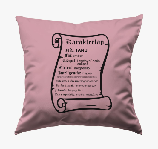 Karakterlap tanu blazina