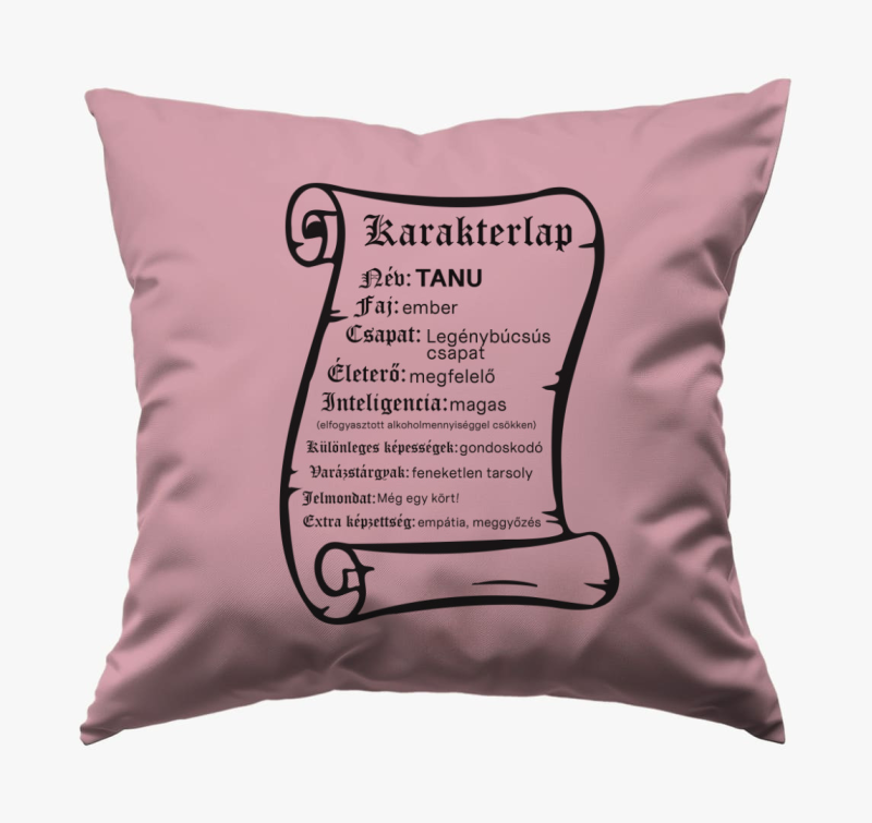 Karakterlap tanu blazina