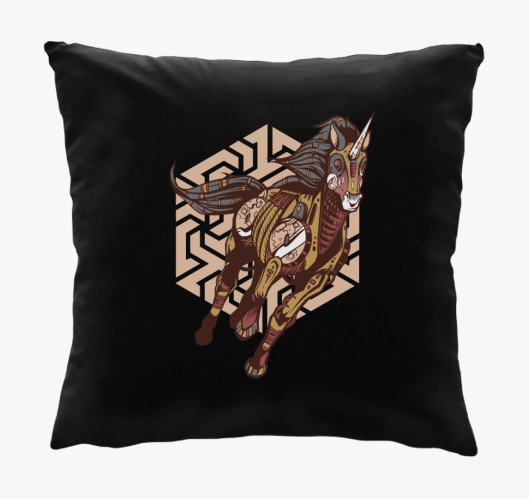 Steampunk unikornis blazina