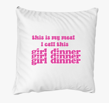 girl dinner pink bla