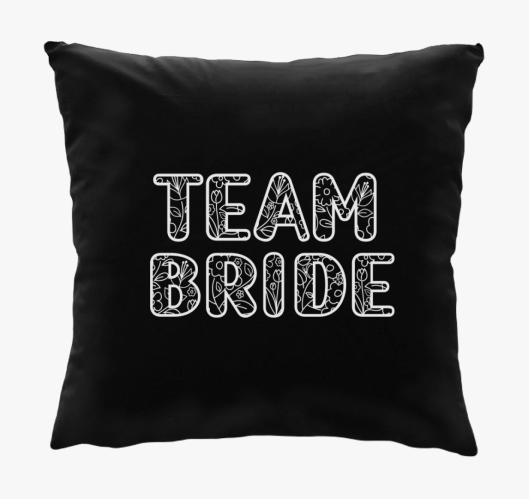 TEAM Bride bela blazina