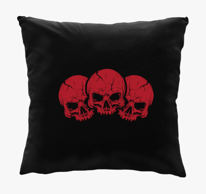 3 red skulls blazina