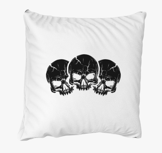 3 black skulls blazina