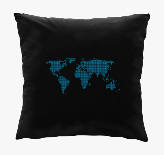 Pontozott modra blazina