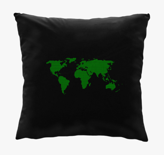 Pontozott zelena blazina