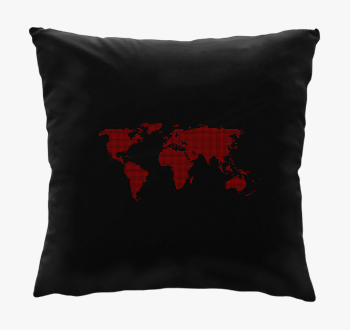 Pontozott rdeča blazina