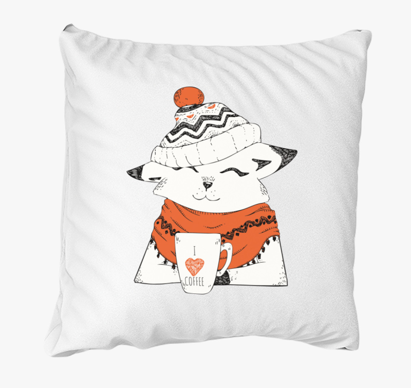 winter cat coffee blazina