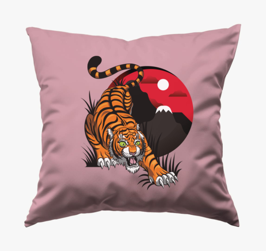 Tiger with horizon blazina