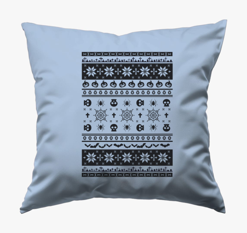 Halloweenes pulcsi minta blazina