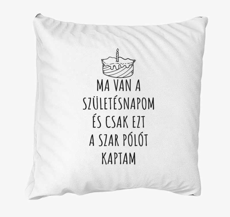 Ma je in csak ezt szar kaptam blazina