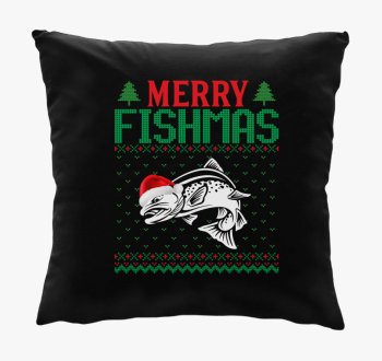 Merry fishmas ribič blazina