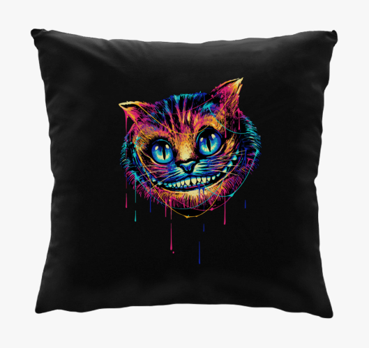 Colorful cat face blazina