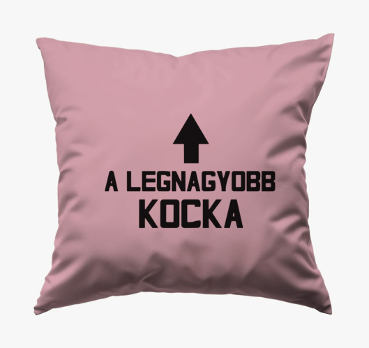 legnagyobb kocka blazina