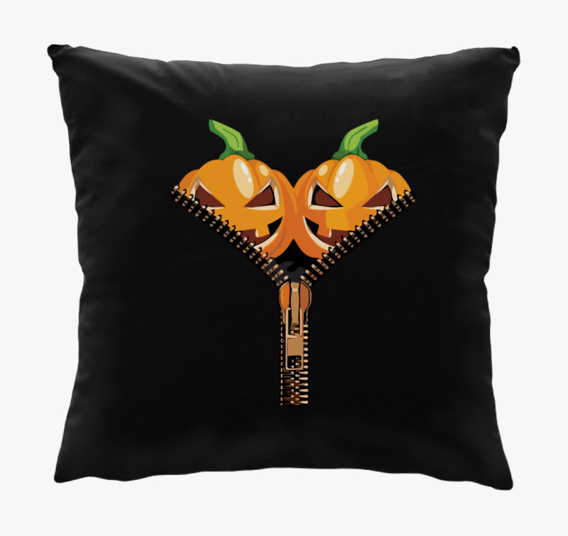 Halloween pumpkin zipper blazina