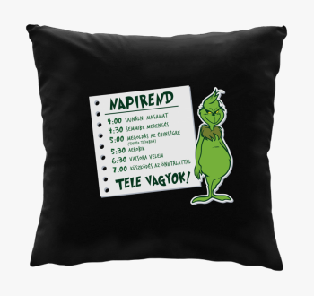 Grincs napirend blazina